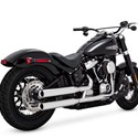 ELIMINATOR 300 SLIP-ONS - 2018-2023 Softail, Chrome