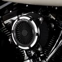 VO2 ONYX - 2002-2007 Touring, 2000-2015 Softail, 1999-2017 Dyna, Black Contrast